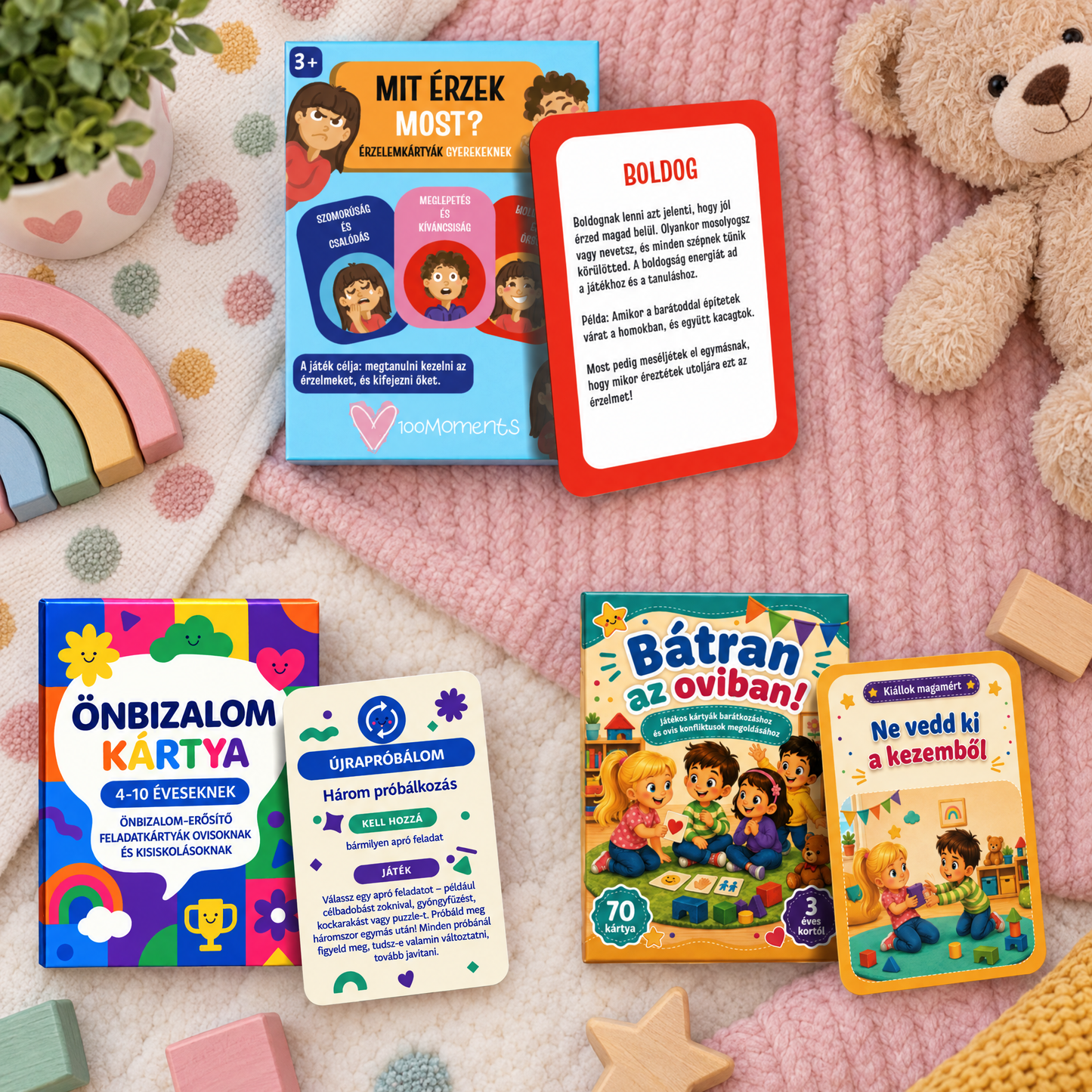 Mit érzek most? + Önbizalom kártya + Bátran az oviban