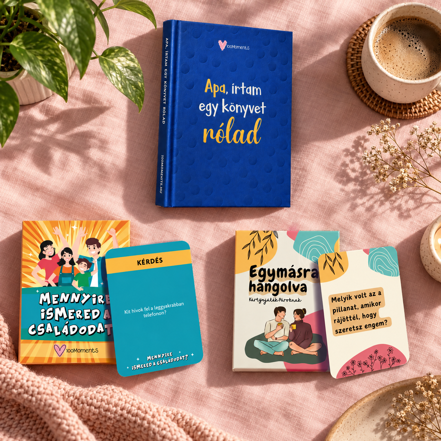 Apa, írtam egy könyvet rólad + Mennyire ismered a családodat? + Egymásra hangolva