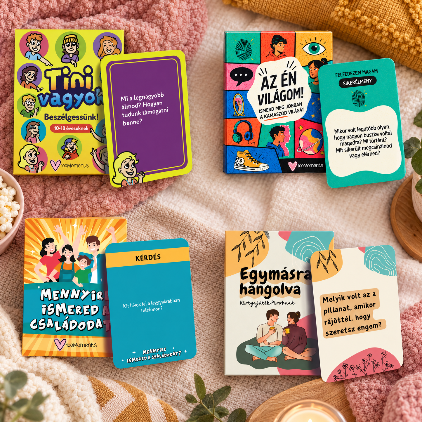 Tini vagyok, beszélgessünk! + Az én világom! + Mennyire ismered a családodat? + Egymásra hangolva