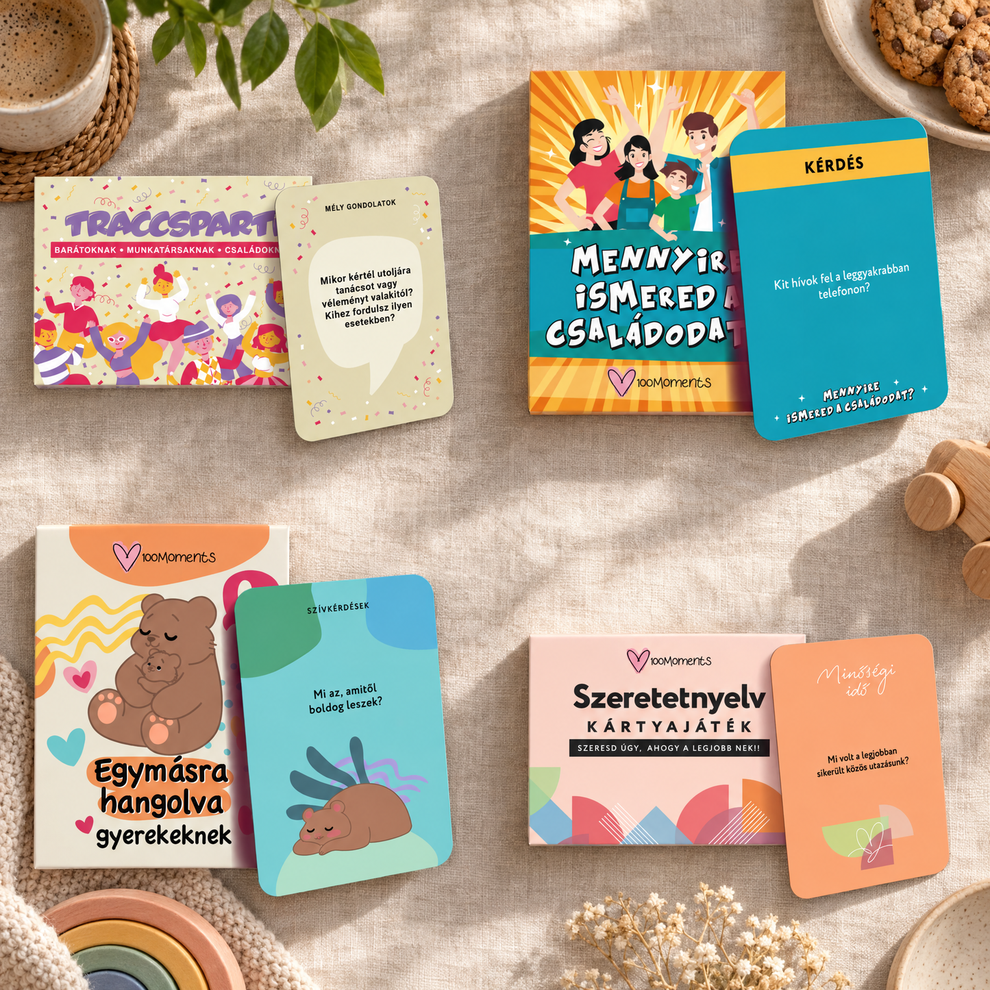 Traccsparti + Mennyire ismered a családodat? + Egymásra hangolva gyerek + Szeretetnyelv