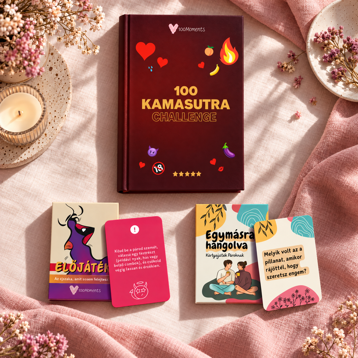 100 Kamasutra challenge könyv + Előjáték + Egymásra hangolva