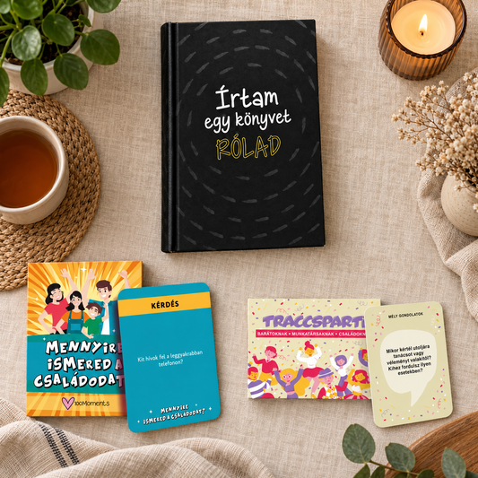 Írtam egy könyvet rólad + Mennyire ismered a családodat? + Traccsparti