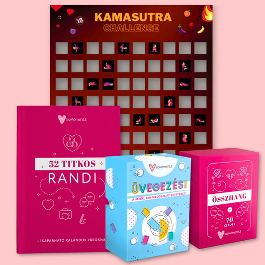 100 Kamasutra Challenge poszter + Összhang + 52 titkos randi + Üvegezés