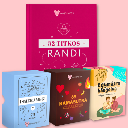 52 Titkos Randi + Egymásra Hangolva + 69 Kamasutra Challenge + Ismerj meg!