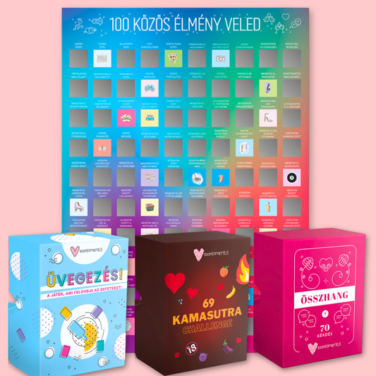 100 Közös élmény veled + Összhang  + 69 Kamasutra Challenge + Üvegezés