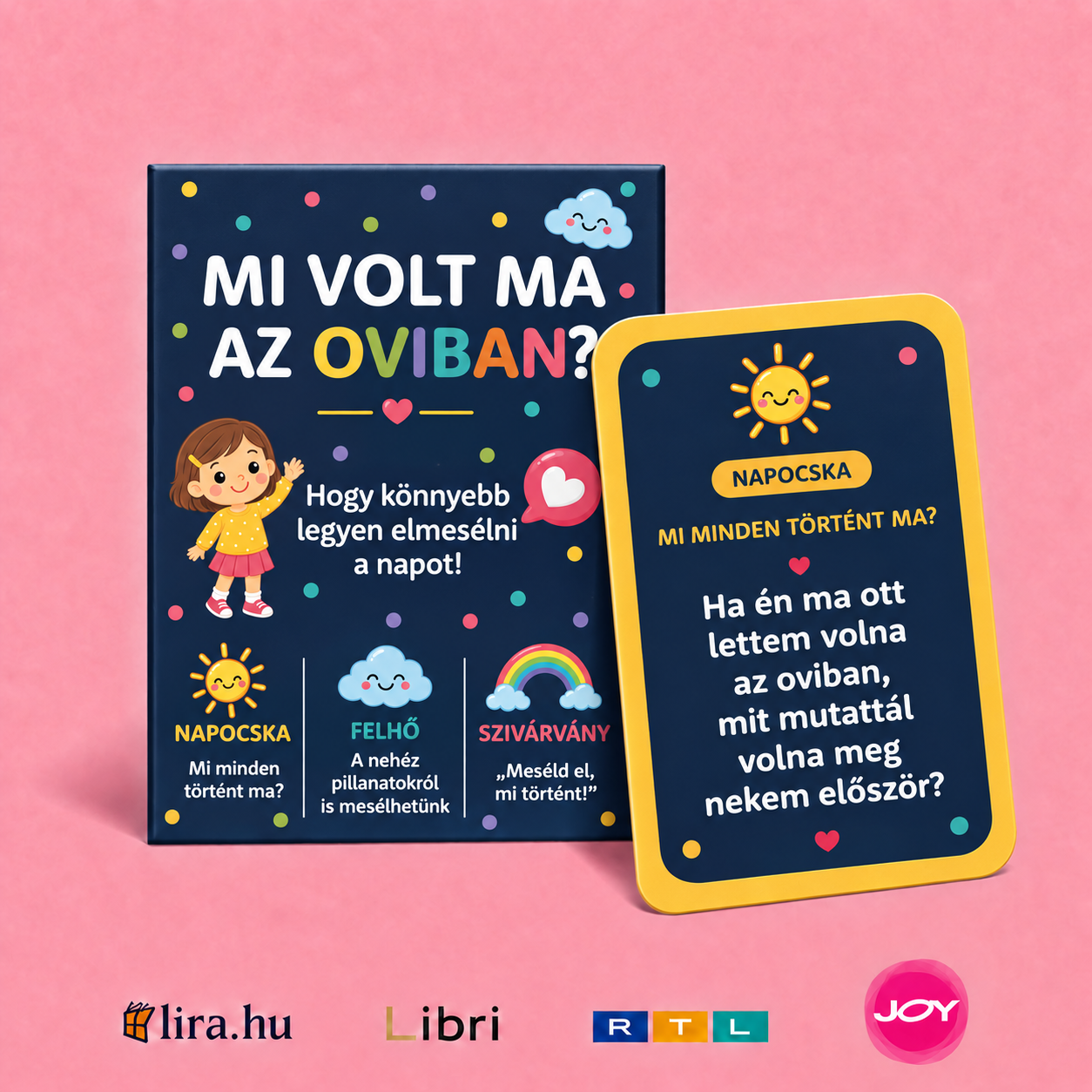 Mi volt ma az oviban? - Beszélgetésindító kártyák óvodásoknak és szüleiknek
