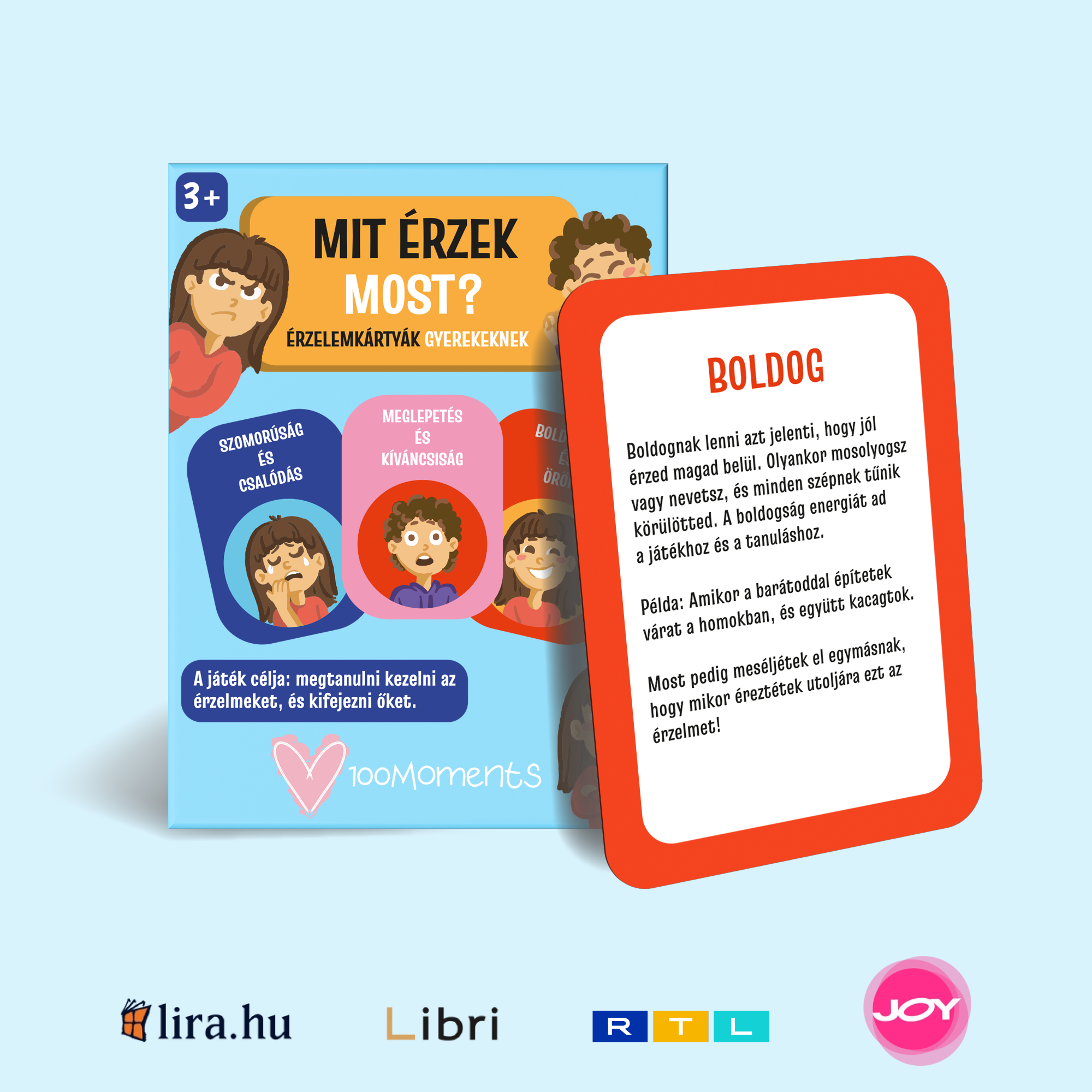 Mit érzek most? Érzelemkártyák gyerekeknek